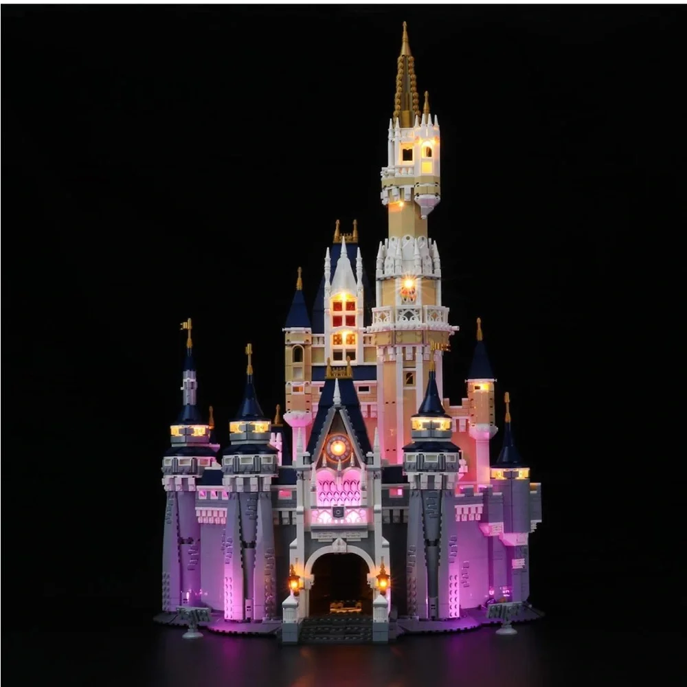 BRIKSMAX Led Lighting Kit for The Disney Castle - Compatible‎ with Lego 71040
